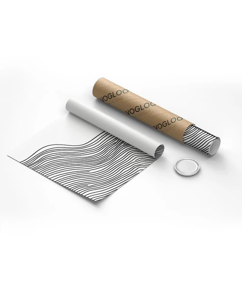 Çerçevesiz Poster Doğal Akış Soyut Sanatı 3'lü - Resim 8