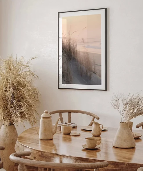 Çerçevesiz Poster Gün Batımı Esintisi - Resim 5