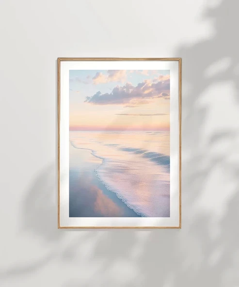 Çerçevesiz Poster Sonsuzluğa Akan Deniz - Resim 7