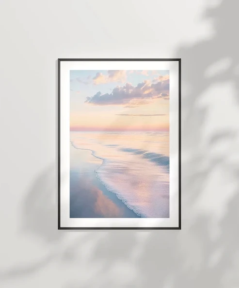 Çerçevesiz Poster Sonsuzluğa Akan Deniz - Resim 6