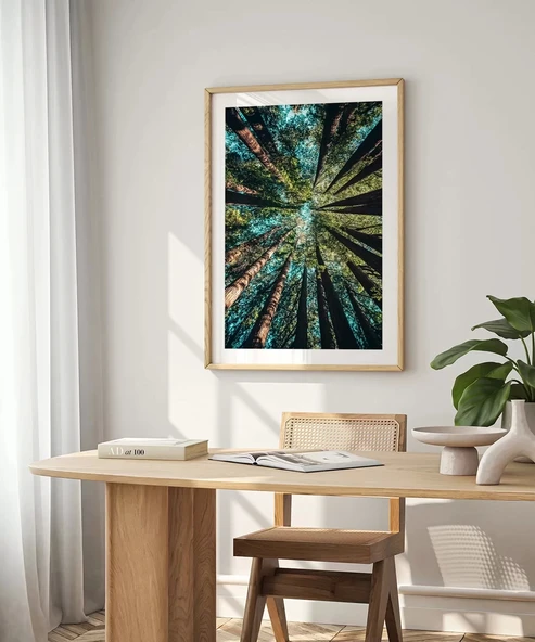 Çerçevesiz Poster Doğanın Yüksekliği - Resim 5