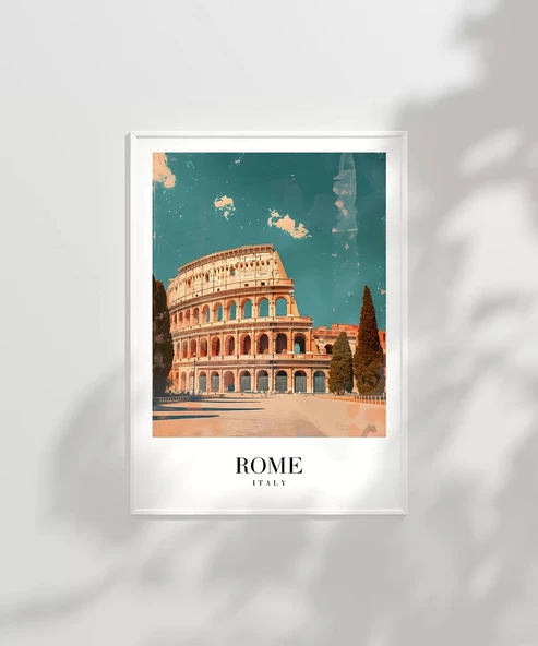 Çerçevesiz Poster Antik Roma Estetiği - Resim 2