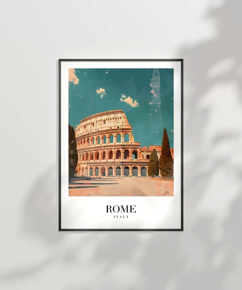 Çerçevesiz Poster Antik Roma Estetiği - Resim 6