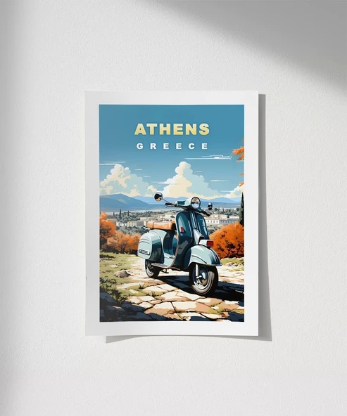 Çerçevesiz Poster Akdeniz Zarafeti ürün görseli