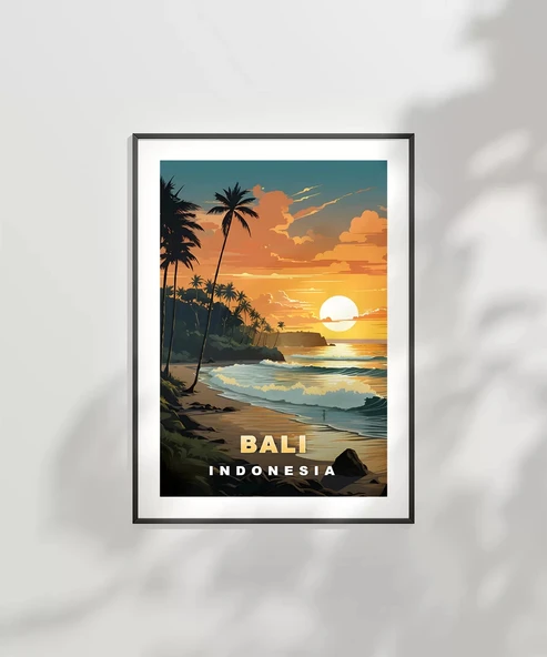 Çerçevesiz Poster Tropikal Zarafet - Resim 7