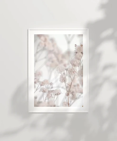 Çerçevesiz Poster Beyazın Sade Güzelliği - Resim 2
