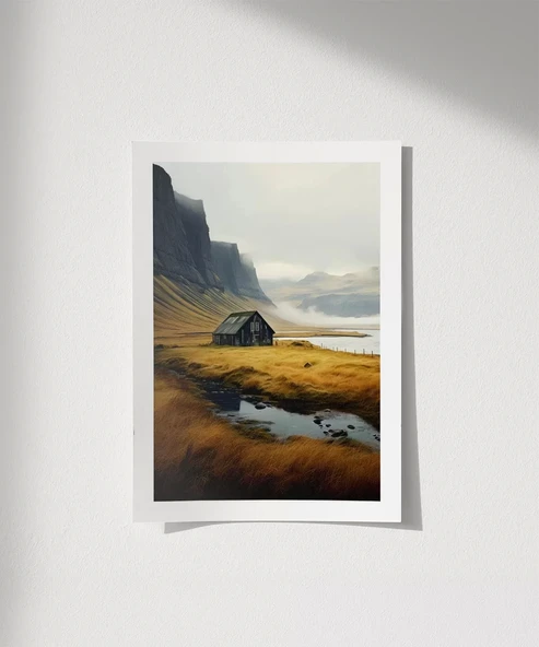 Çerçevesiz Poster Dağların Sessizliği ürün görseli