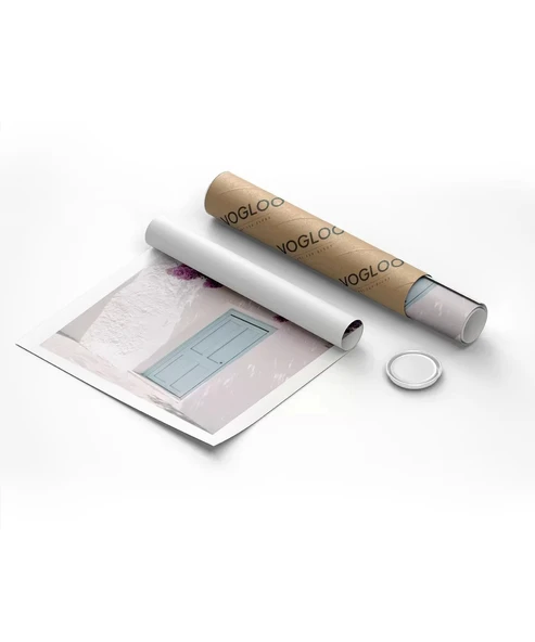 Çerçevesiz Poster Mor Çiçeklerin Gölgesinde - Resim 8