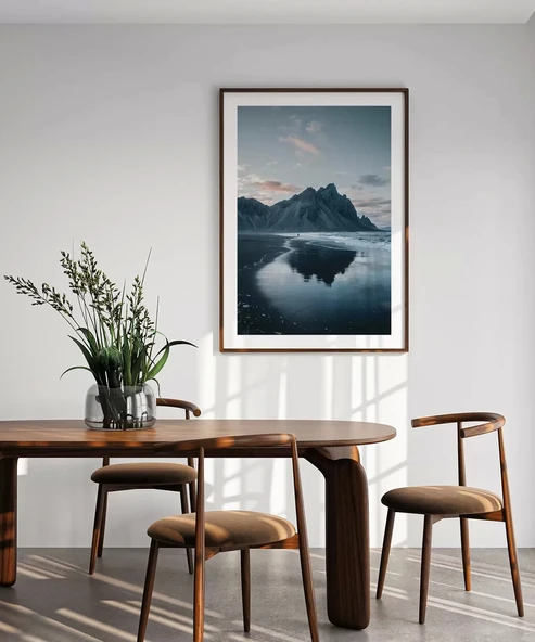 Çerçevesiz Poster Yansıyan Zirveler - Resim 5