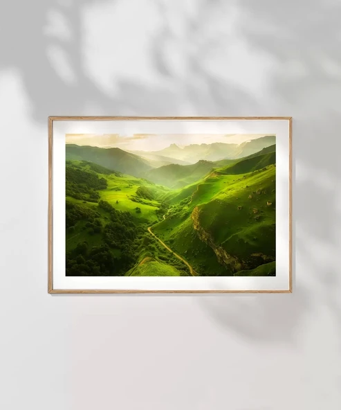 Çerçevesiz Poster Doğanın Kucağında - Resim 7