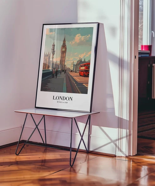 Çerçevesiz Poster Paraguay’ın Modern ve Tarihi Silüeti - Resim 5