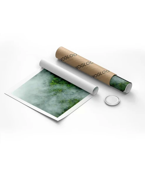 Çerçevesiz Poster Sisli Orman - Resim 8