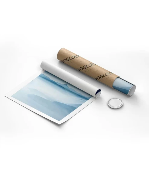 Çerçevesiz Poster Sislerin İçindeki Dağlar - Resim 8