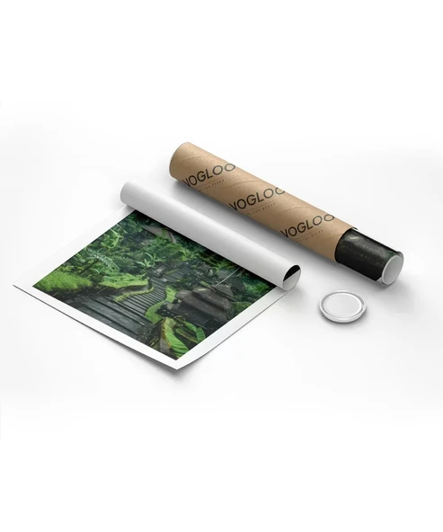 Çerçevesiz Poster Sisler İçinde Tapınak - Resim 8