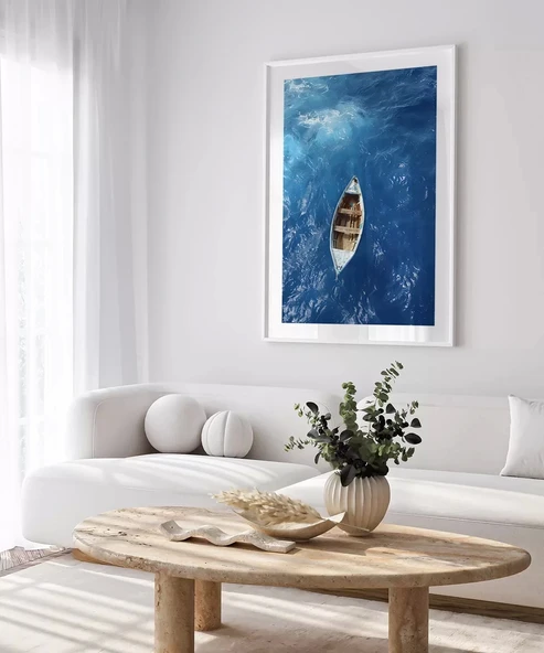 Çerçevesiz Poster Denizin Kalbinde - Resim 3