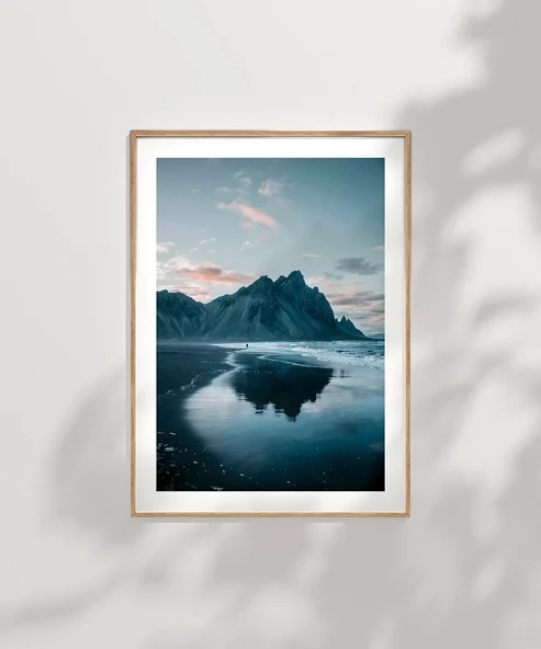 Çerçevesiz Poster Yansıyan Zirveler - Resim 7