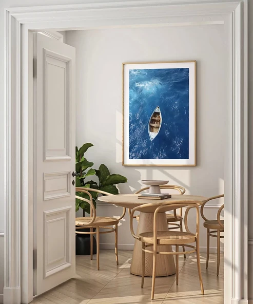 Çerçevesiz Poster Denizin Kalbinde - Resim 4