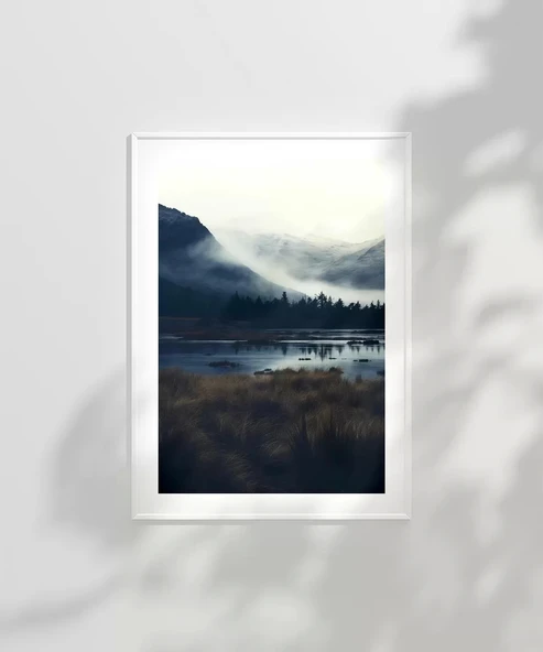 Çerçevesiz Poster Gölün Sessizliği - Resim 2