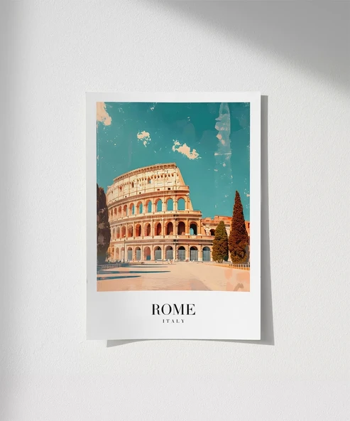 Çerçevesiz Poster Antik Roma Estetiği ürün görseli