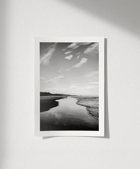 Çerçevesiz Poster Monokrom Dinginlik ürün görseli