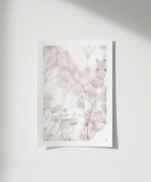 Çerçevesiz Poster Beyazın Sade Güzelliği ürün görseli
