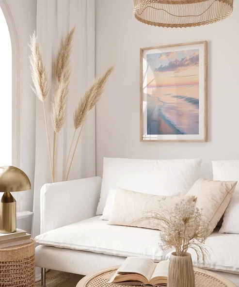 Çerçevesiz Poster Sonsuzluğa Akan Deniz - Resim 4