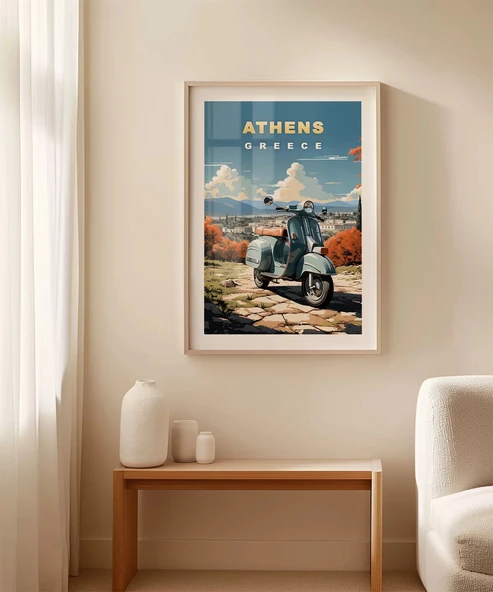 Çerçevesiz Poster Akdeniz Zarafeti - Resim 3