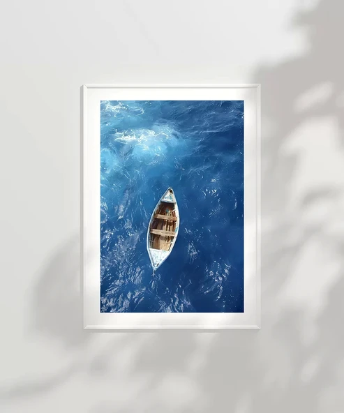 Çerçevesiz Poster Denizin Kalbinde - Resim 2