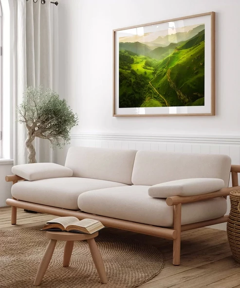 Çerçevesiz Poster Doğanın Kucağında - Resim 3