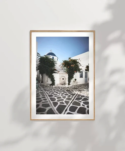 Çerçevesiz Poster Geleneksel Akdeniz Mimarisi - Resim 7