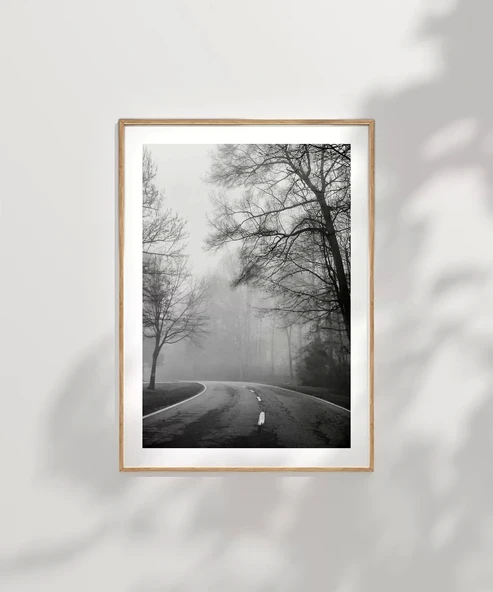 Çerçevesiz Poster Sisli Yolculuk - Resim 7