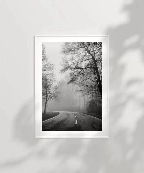 Çerçevesiz Poster Sisli Yolculuk - Resim 2