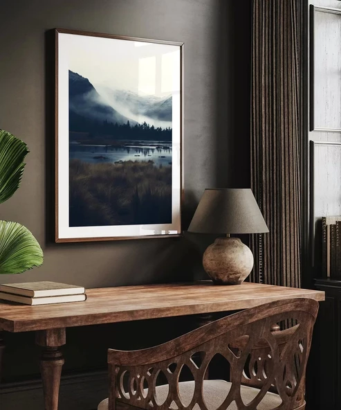 Çerçevesiz Poster Gölün Sessizliği - Resim 5