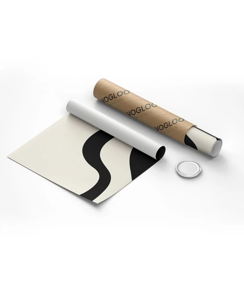 Çerçevesiz Poster Organik Akış Soyut 3'lü - Resim 8