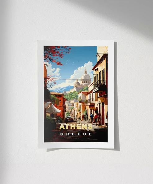 Çerçevesiz Poster Tarih ve Modern Yaşam ürün görseli