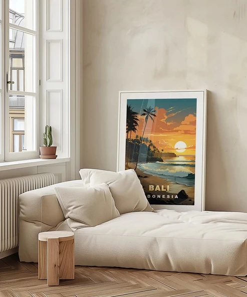 Çerçevesiz Poster Tropikal Zarafet - Resim 5