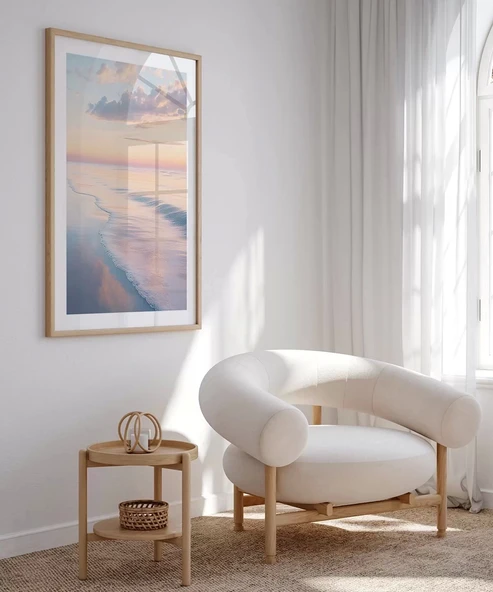 Çerçevesiz Poster Sonsuzluğa Akan Deniz - Resim 3