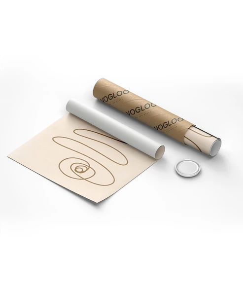 Çerçevesiz Poster Organik Formlar ve Çizgiler 3'lü - Resim 8