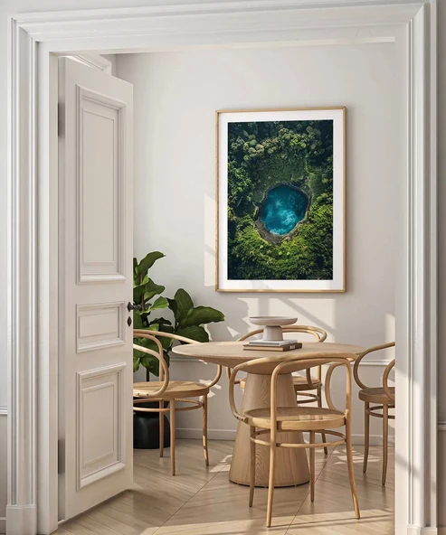 Çerçevesiz Poster Yeşil Cennet - Resim 5