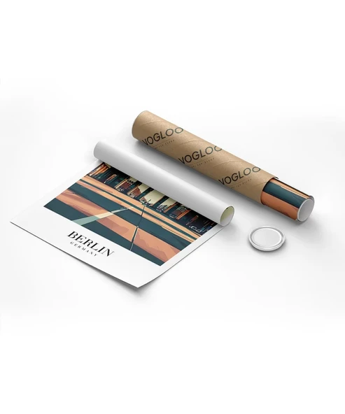 Çerçevesiz Poster Berlin Seyahat - Resim 8