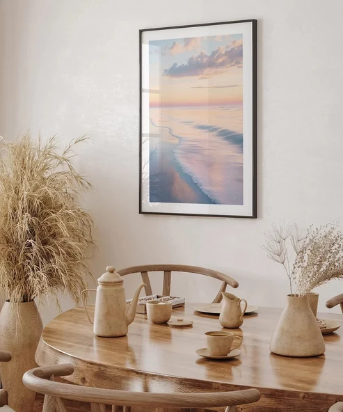 Çerçevesiz Poster Sonsuzluğa Akan Deniz - Resim 5