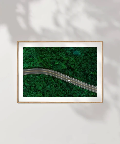 Çerçevesiz Poster Sonsuz Yeşillikler Arasında - Resim 7