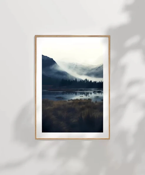 Çerçevesiz Poster Gölün Sessizliği - Resim 7