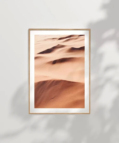 Çerçevesiz Poster Sessiz Çöl - Resim 7