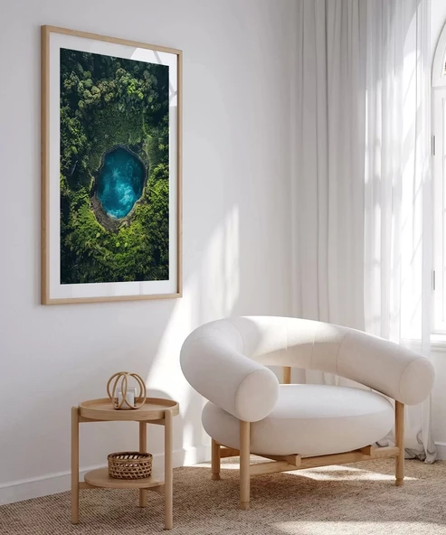 Çerçevesiz Poster Yeşil Cennet - Resim 3