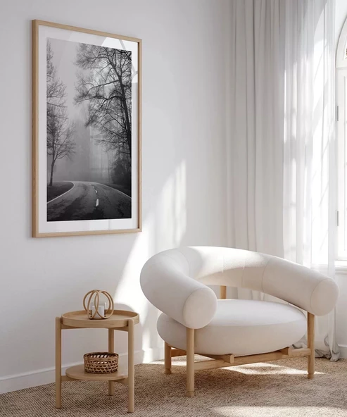 Çerçevesiz Poster Sisli Yolculuk - Resim 3