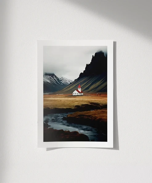 Çerçevesiz Poster Doğanın Kucağında Dua ürün görseli