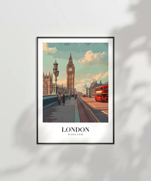 Çerçevesiz Poster Paraguay’ın Modern ve Tarihi Silüeti - Resim 6