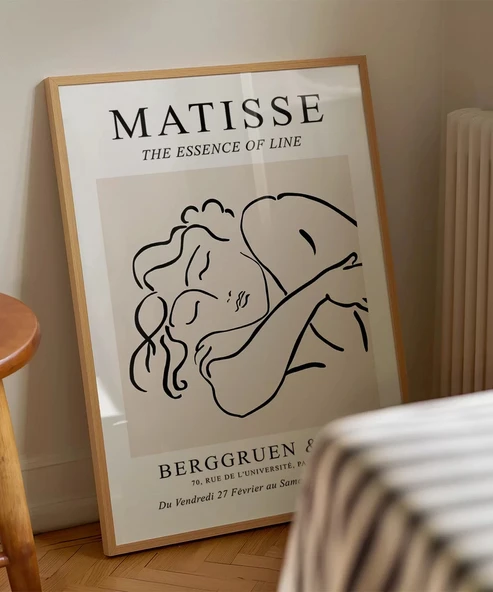 Çerçevesiz Poster Berggruen & Cie Paris Sergi - Resim 4