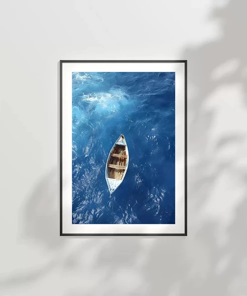 Çerçevesiz Poster Denizin Kalbinde - Resim 6